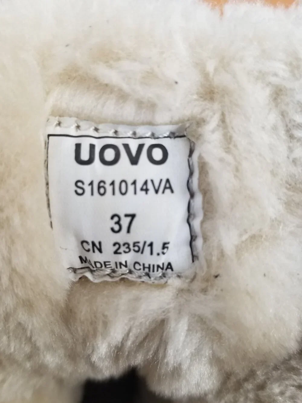 UOVO Snow Boots Navy Blue Faux Fur Lined Size EU 37 /  Big Kids 5